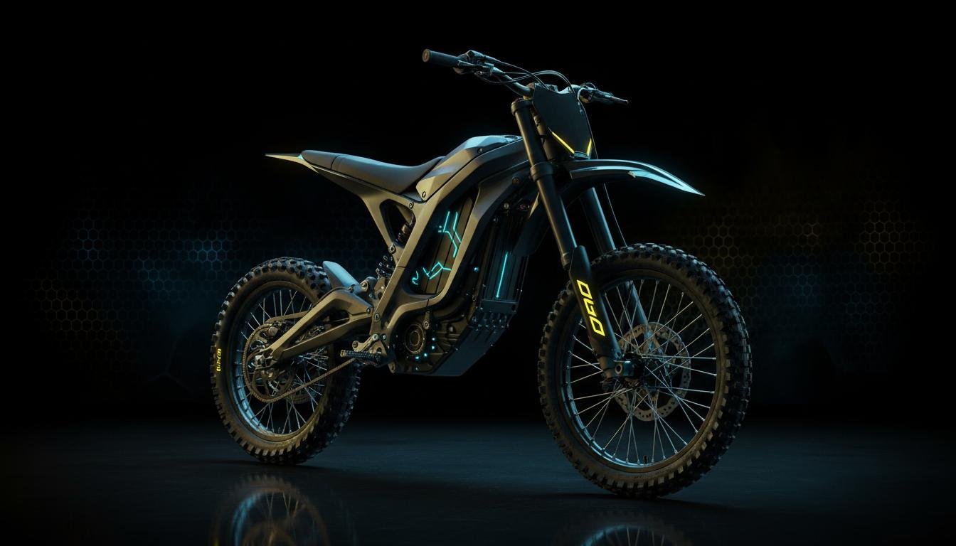 Electric dirt bike at Volt Rush USA in St. Louis